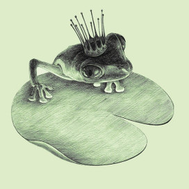 Заставка к сказке "Царевна Лягушка"