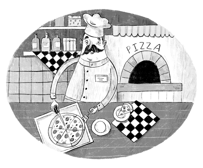 Иллюстрация к книге "Синьорина Корица"