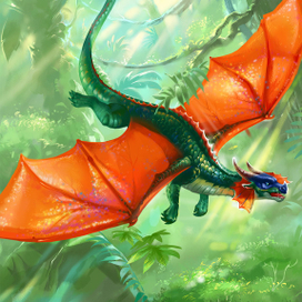 Обложка к книге " Крылья огня"