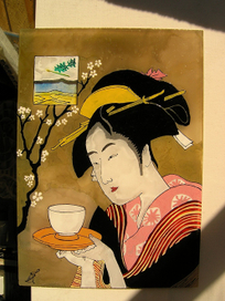 Роспись по стеклу.