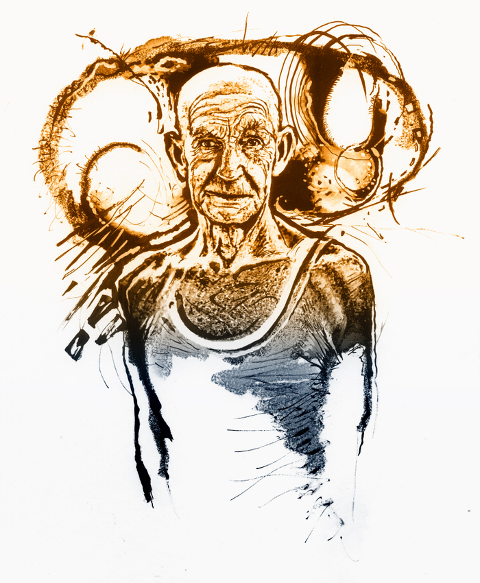 Hermann Hesse, "Das Glasperlenspiel ". Illustration.