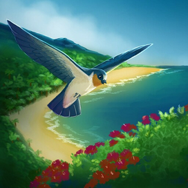 Ласточка на Гаваях