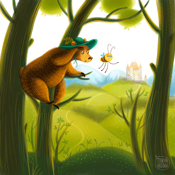 Нэнси и Джесси увидели замок