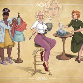 Девушки творческих профессий