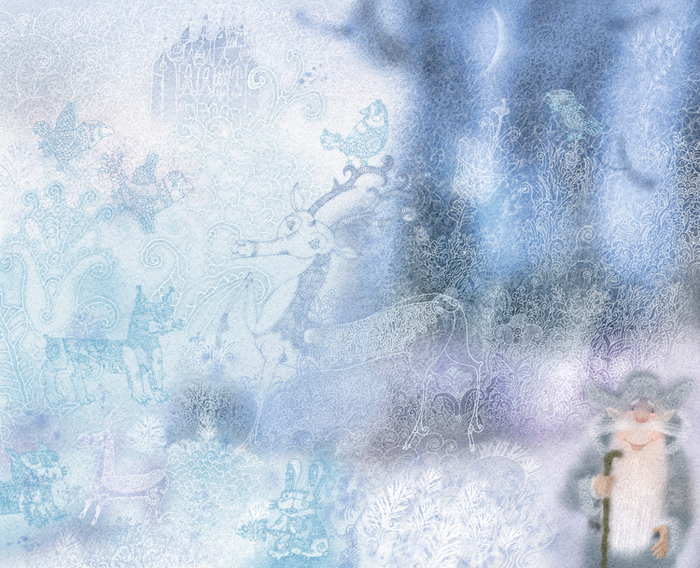 Тот, кто рисует узоры на зимнем окне