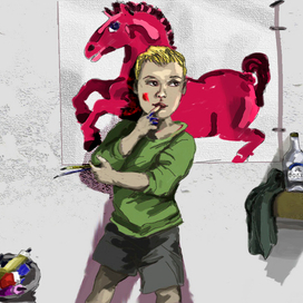 все о том же красном элементе