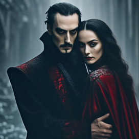 Граф Дракула со своей супругой 