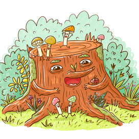 Пенек. Дух природы.