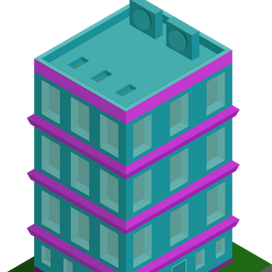 Дом в изометрии