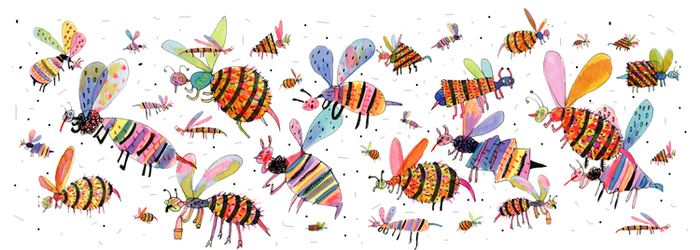 "Vaivorykste, Eolo juros pirate". Пчелки