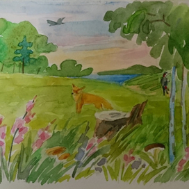 Лесная полянка