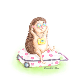 Ежик-путешественник...