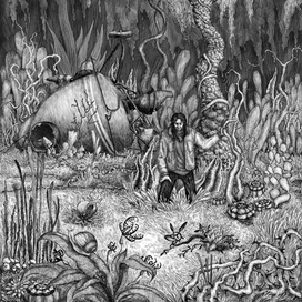 Иллюстрация к произведению Стругацких "Улитка на склоне"