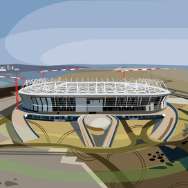 Строительство стадиона "Ростов Арена"