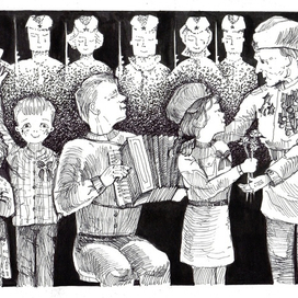 Иллюстрация "Сегодня победа"