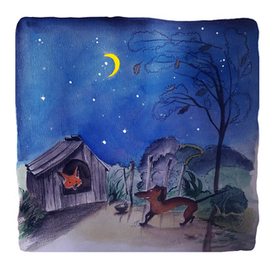 Иллюстрация к произведению Я.Экхольма "Людвиг Четырнадцатый"