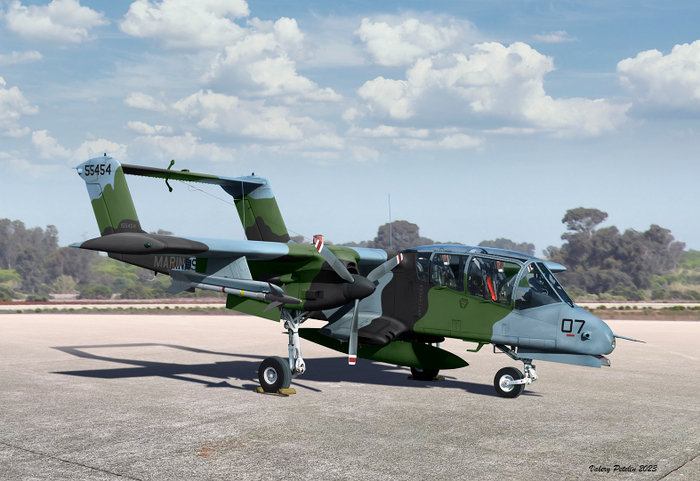 OV-10A Bronco US Marine Corps (box art for ICM)