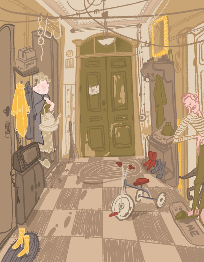 Коммунальный коридор.