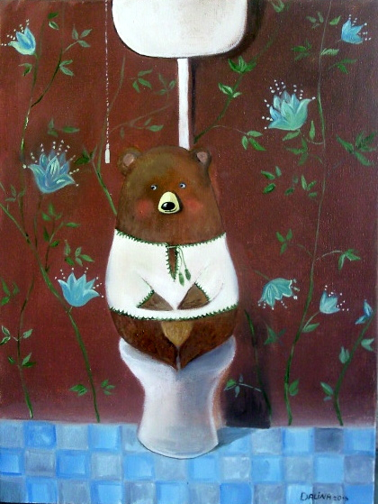 Мишка думает