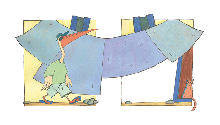 Иллюстрация к авторской книге «Петрос»