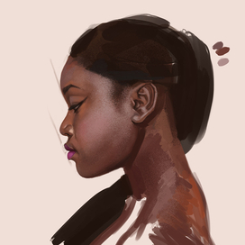 Женский портрет. Этюд