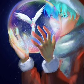 Fan art for New Year and Christmas