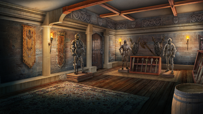 локация оружейная комната