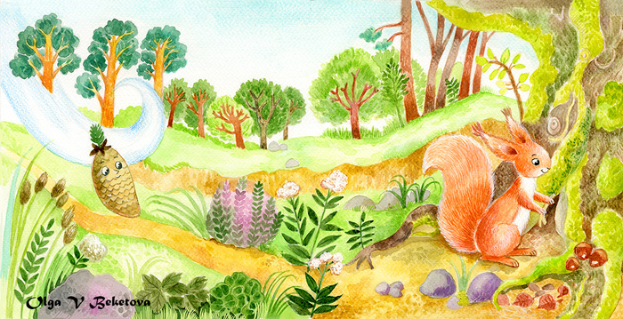 Иллюстрация к сказке Лизы Мосиенко