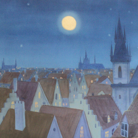 Пастушка и трубочист на крыше