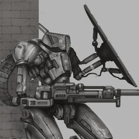 Battle mecha concept
