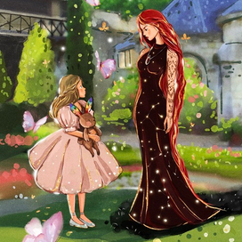 Иллюстрация для книги Мия Морган