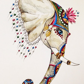 Голова слона