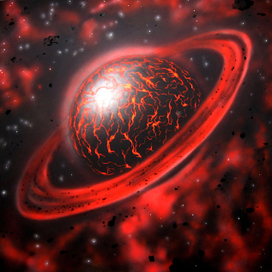 Роспись люминесцентными красками в частной квартире "Космос"