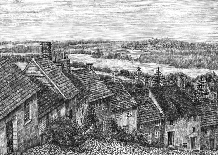 Улочка английской деревеньки