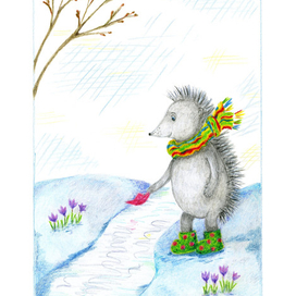 Весенний ежик