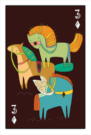 тройка бубны