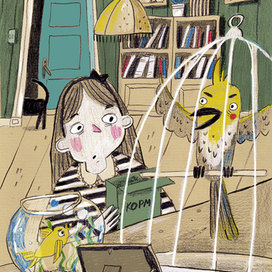 Иллюстрация к книге "Чокнутый этикет"