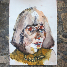 акварельный портрет