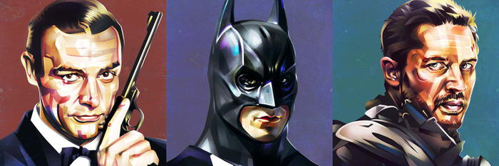 Bond, Batman, Mad Max