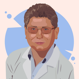 flat avatar portrait