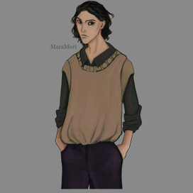 Дизайн персонажа молодой человек