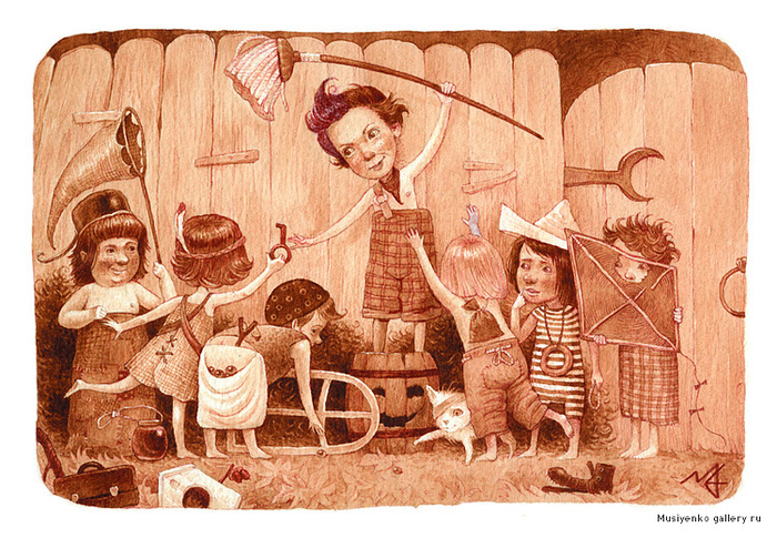 иллюстрации к Тому Соеру (а-ба-ба-га-ла-ма-га)