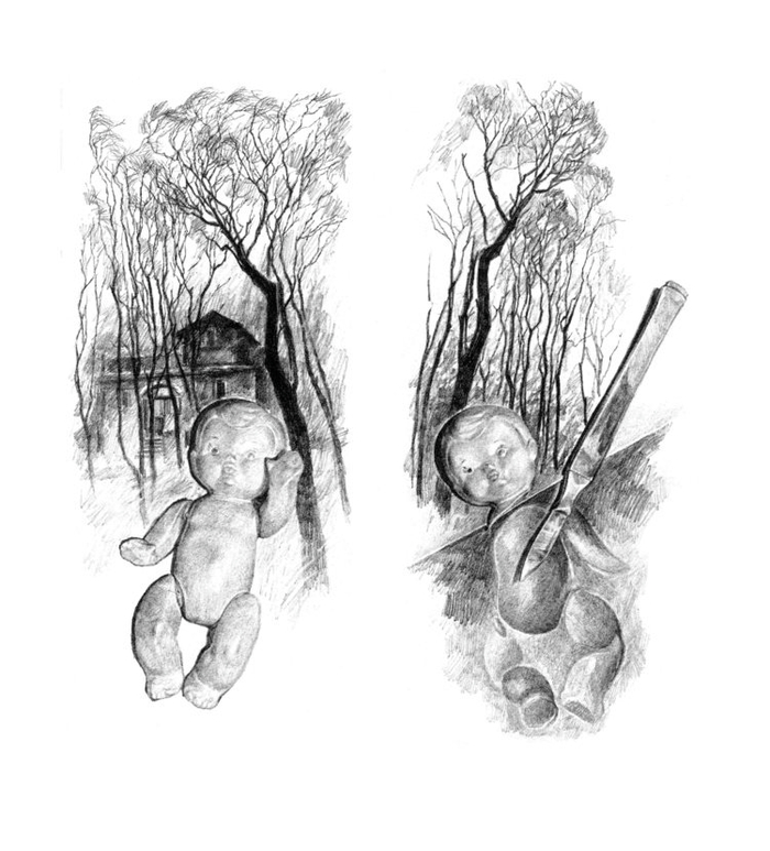 шмуцтитул с оборотом"Голова профессора Доуэля"