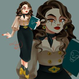 Диснеевская принцесса Белль-Вампир.