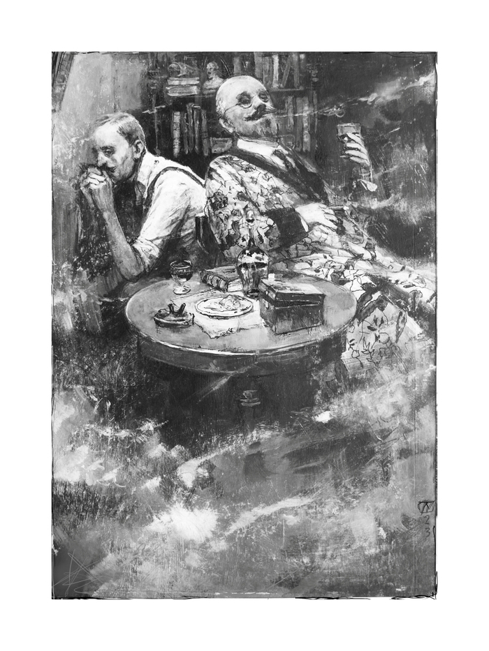 М.А.Булгаков "Собачье сердце"иллюстация к 8 главе