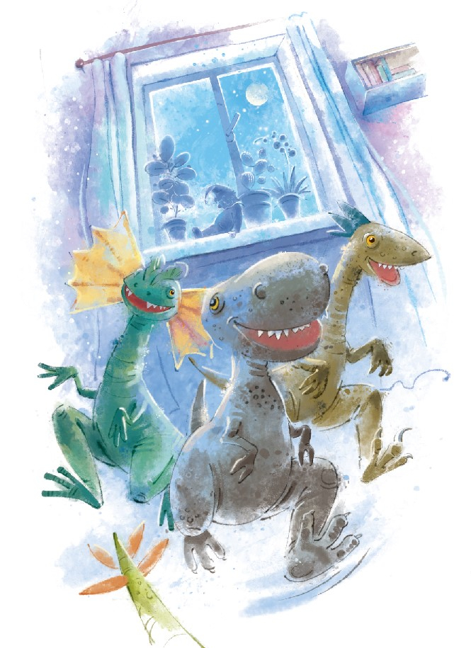 Динозавры разбегаются по ночам