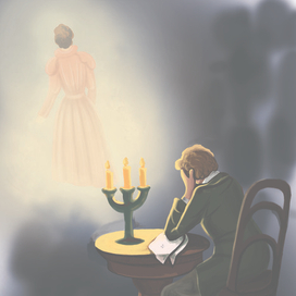 иллюсстрация к с.цвейгу письмо незнакомки