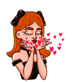 Персонаж для стикера телеграм