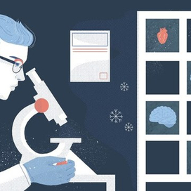 Иллюстрация для Hopes&Fears на тему крионики