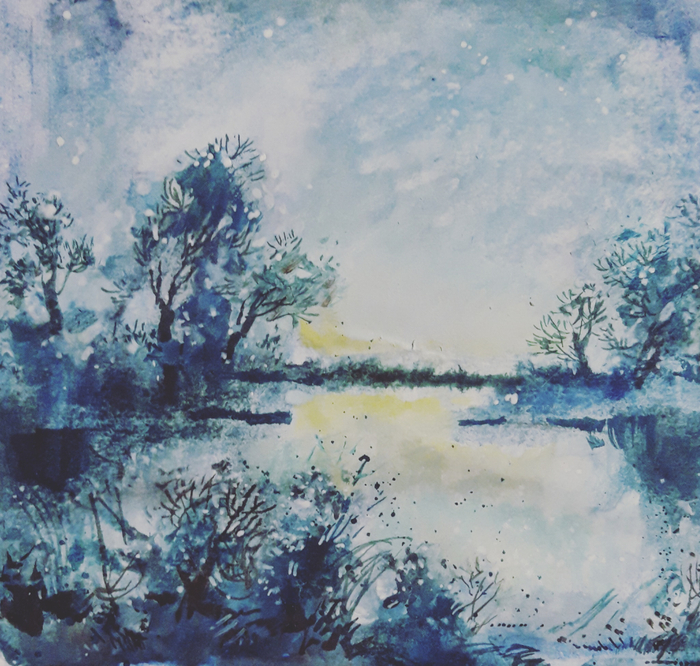 Вечернее озеро